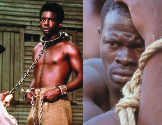 LeVar Burton in Roots (IMDB.com); Djimon Hounsou in Amistad (IMDB.com)